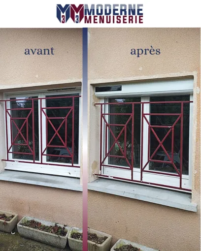  Installation de volet roulant sur Blanquefort solaire, Moderne Menuiserie 33 