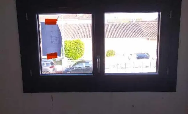 Nouvelle menuiserie Pvc anthracite après intervention Moderne menuiserie 33