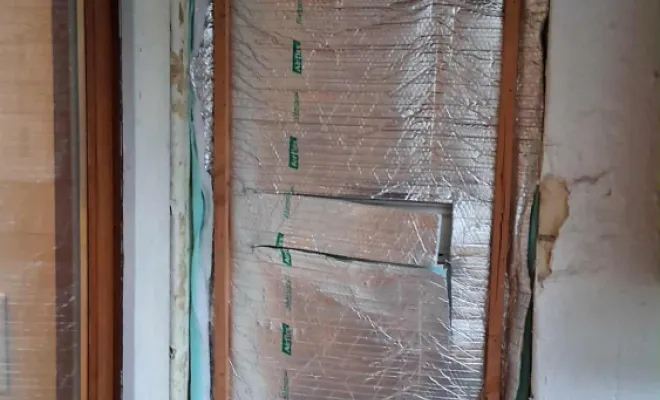 Création et pose d’un châssis fixe PVC avec vitrage sécurit à Bordeaux – Chantier Bornstein, Bordeaux, Moderne Menuiserie 33