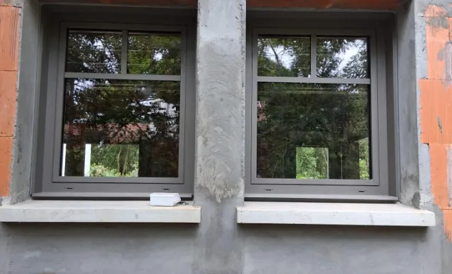 Pose de fenêtres aluminium TECHNAL OB1 avec vitrage retardataire à l’effraction à Montendre, Bordeaux, Moderne Menuiserie 33